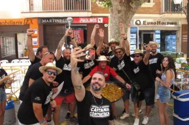 Concurso de paellas en Dénia de la FEMMICC 105