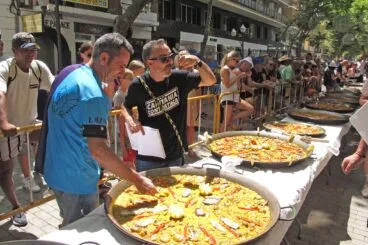 Concurso de paellas en Dénia de la FEMMICC 89