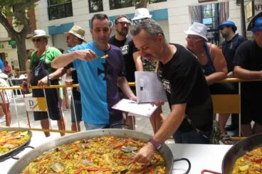 Concurso de paellas en Dénia de la FEMMICC 94