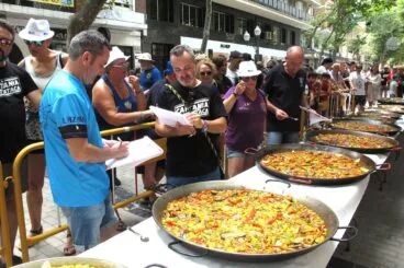 Concurso de paellas en Dénia de la FEMMICC 95