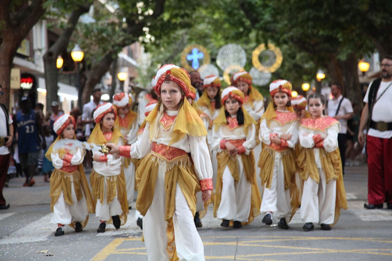 Desfile infantil de Moros y Cristianos en Dénia 115