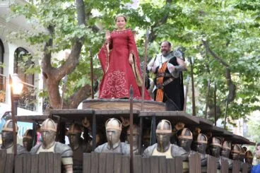 Gran desfile de gala de los Moros y Cristianos de Dénia 16