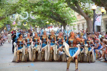 Gran desfile de gala de los Moros y Cristianos de Dénia 2022