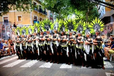 Gran desfile de gala de los Moros y Cristianos de Dénia 95