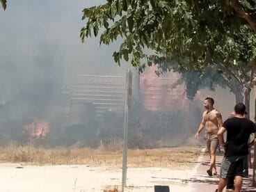 Incendio en Jesús Pobre