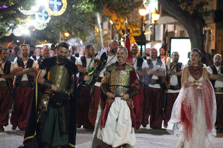 Procession and last entraeta of Moors and Christians of Dénia 50
