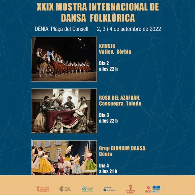 Vuelve a Dénia la Mostra Internacional de Dansa Folklòrica 2 Imagen: Programa del festival