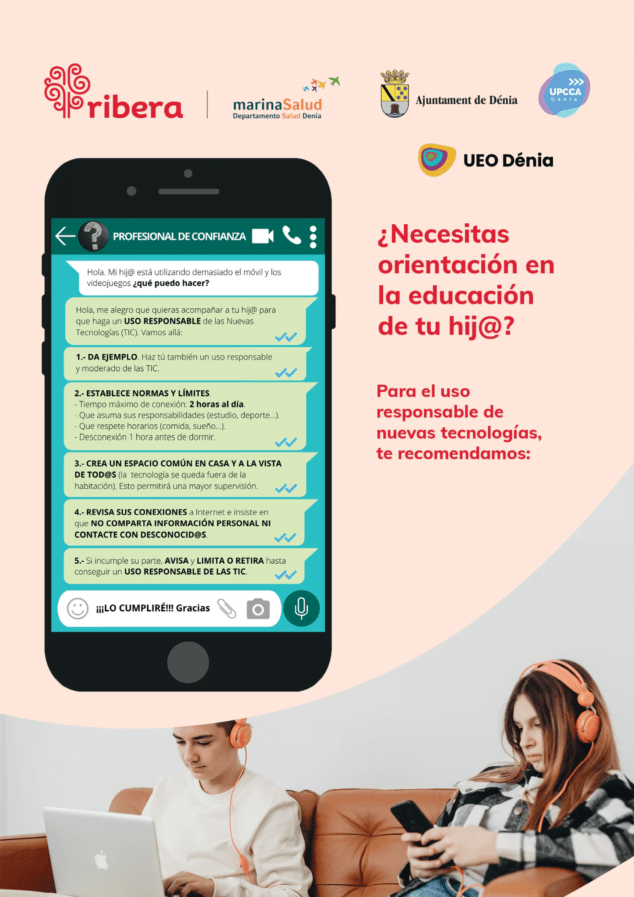 Imagen: Uso responsable de las nuevas tecnologías