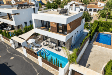 Vista aérea de Villa San Juan en Dénia