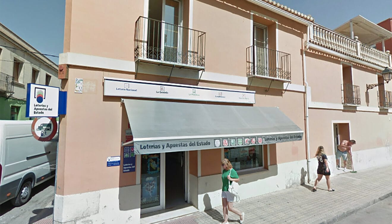 Adminstración de Lotería de la calle Estrella de Dénia