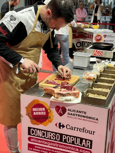 Carne madurada del chuletón de Nicolás y Valero