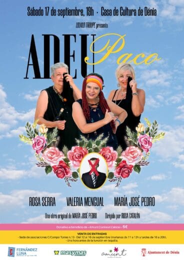 Cartel de la obra Adeu Paco