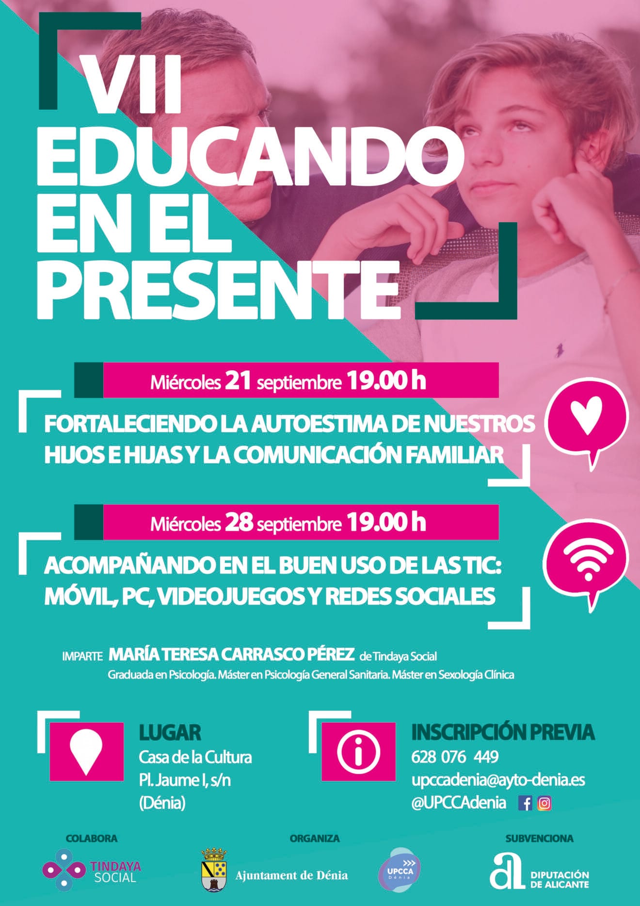 Cartel del ciclo 'Educant en el Present'