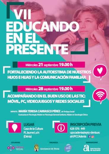 Cartel del ciclo ‘Educant en el Present’