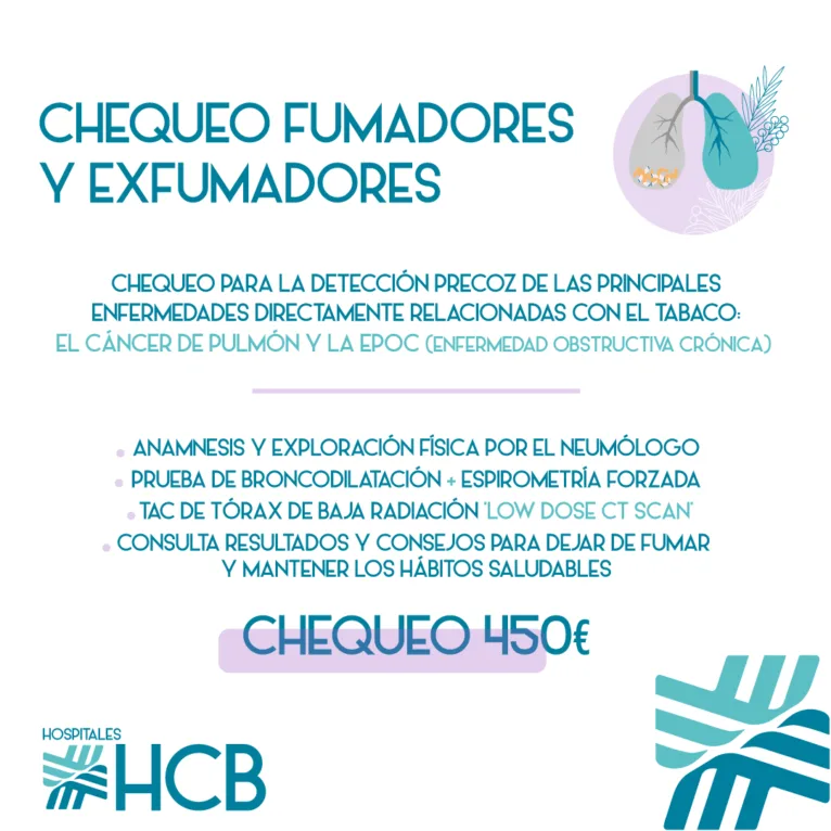 Chequeo fumadores y exfumadores en HCB