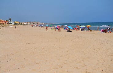 La playa de Les Deveses de Dénia