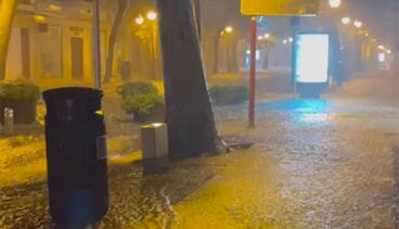 marques de campo inundada