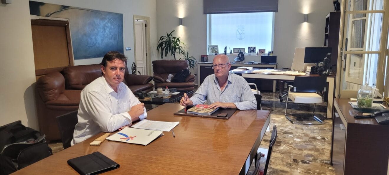 Vicent Grimalt se reúne con Herick Campos