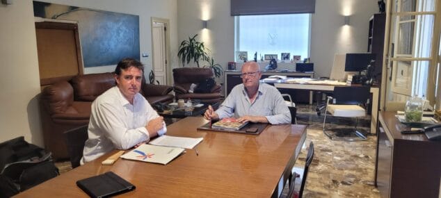 Imagen: Vicent Grimalt se reúne con Herick Campos