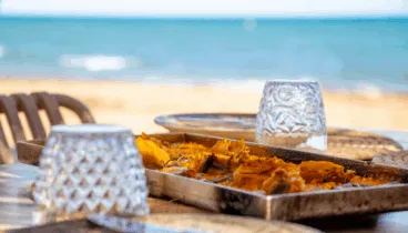 arroz en llanda frente al mar