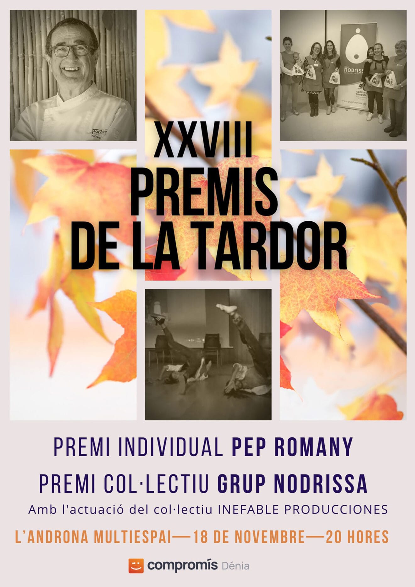 Cartel de los XVIII Premis de la Tardor