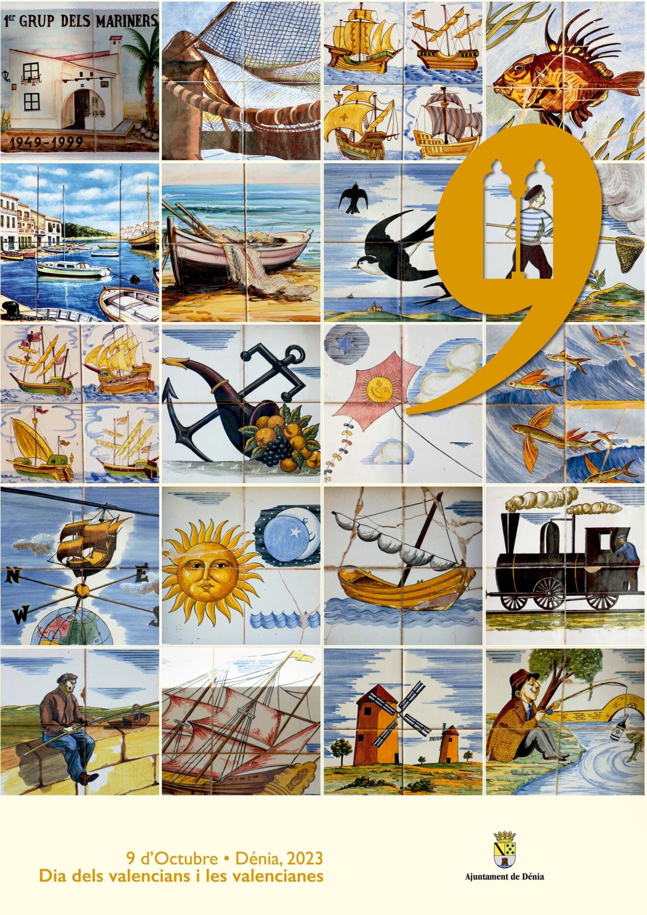 Cartel del Nou d'Octubre de 2022 de Dénia