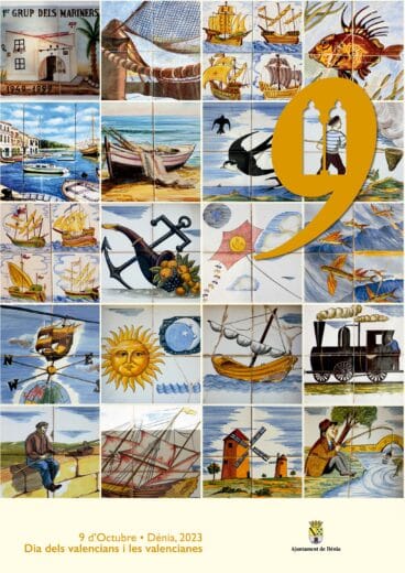 Cartel del Nou d’Octubre de 2022 de Dénia