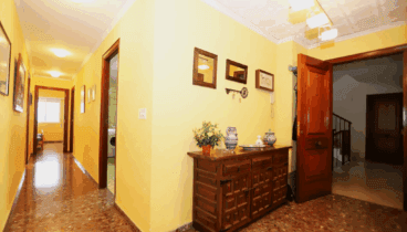 Hall de entrada y pasillo de la vivienda