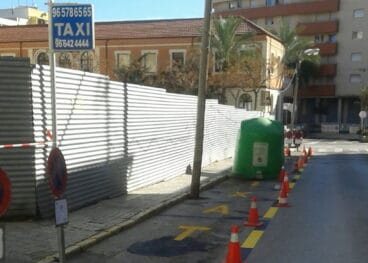 imagen de archivo de una parada de taxi en denia