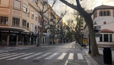 Marqués de Campo con los comercios cerrados