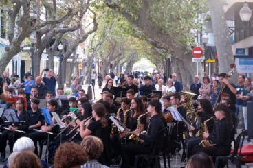 Música en la calle en el Dénia Festival de les Humanitats 02
