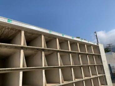 Parte del cementerio de Dénia