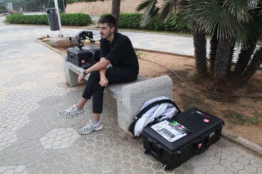 Rodaje en Dénia de Lo carga el diablo 01