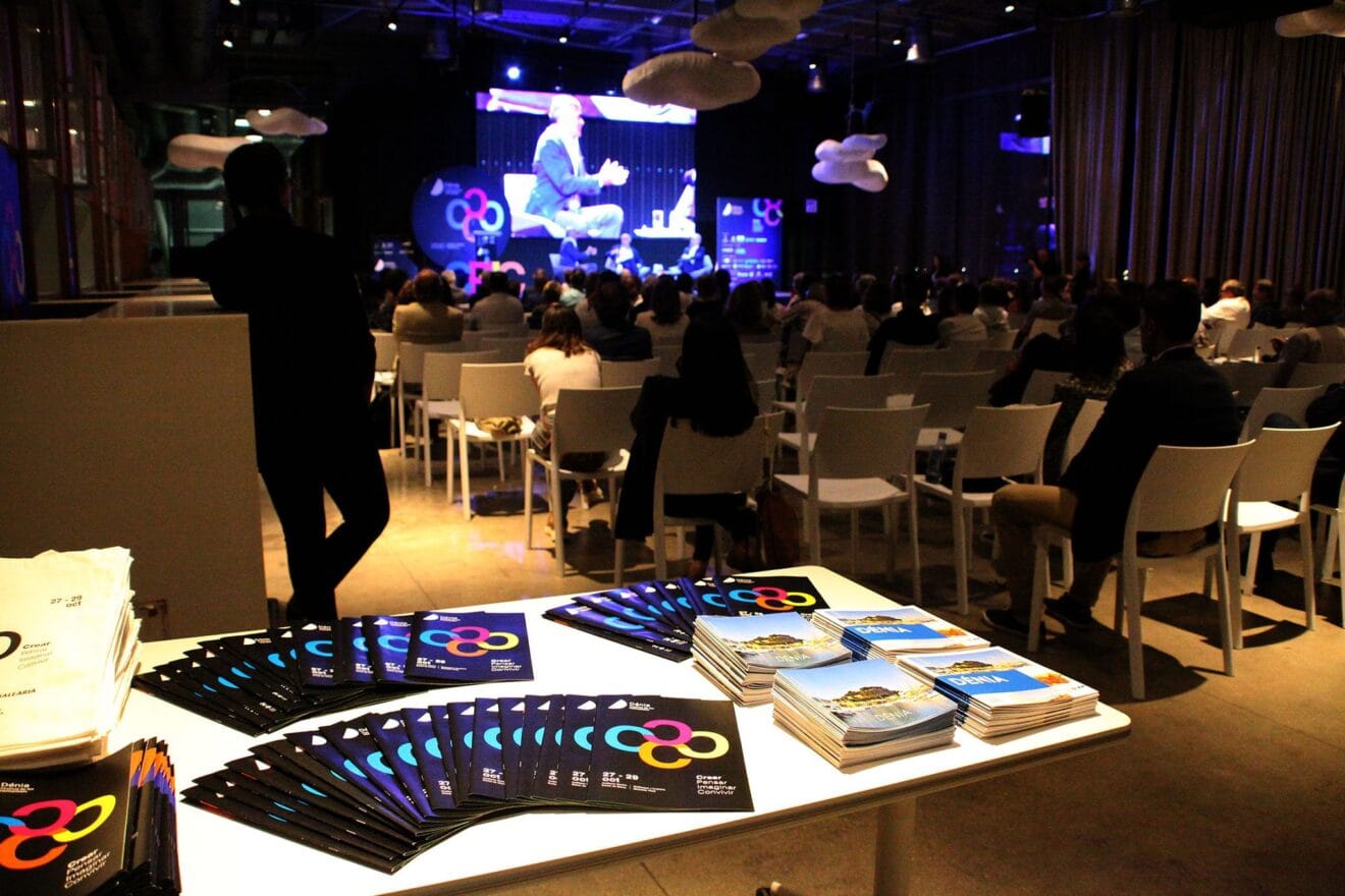 Sala l'Androna durante el Dénia Festival de les Humanitats