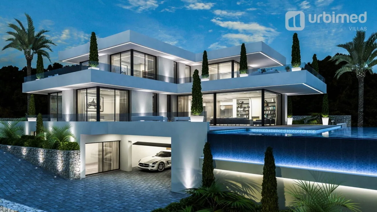 Villa Rigel, elegante y minimalista de Urbimed Villas
