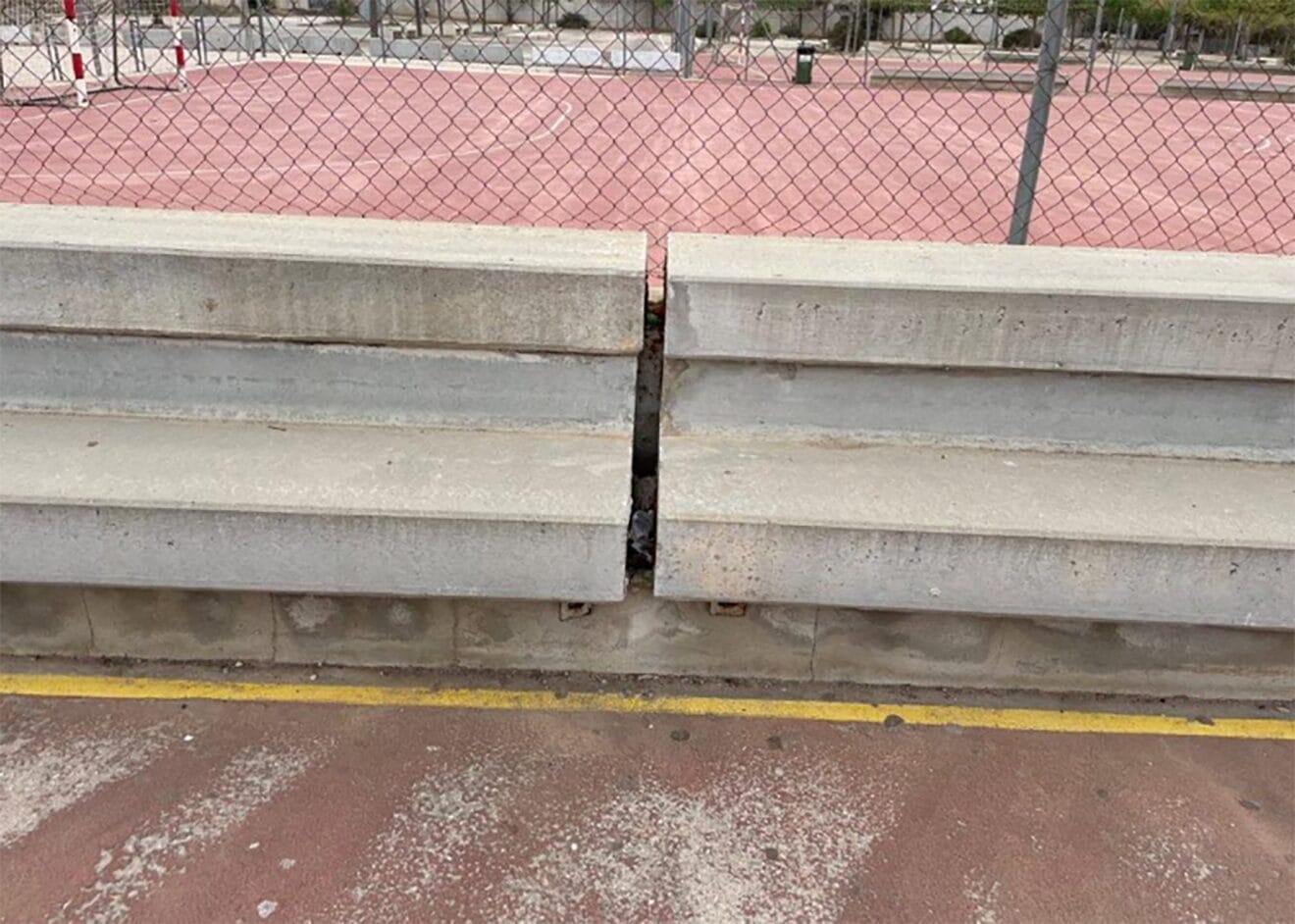 Bancos en la pista actualmente
