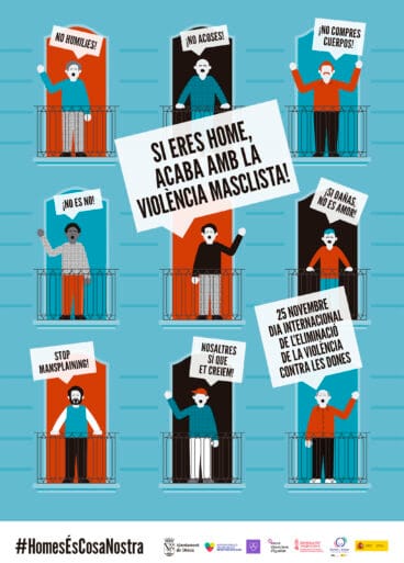 Cartel del 25N de Dénia