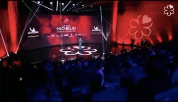 escenario durante la gala michelin de toledo