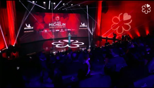 Imagen: Escenario durante la Gala Michelin de Toledo