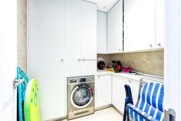habitacion para lavanderia y almacenaje