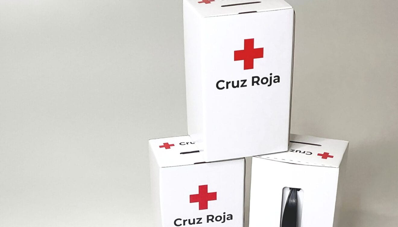 Huchas para el Día de la Banderita de Cruz Roja Dénia