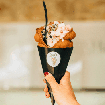 La combinación perfecta entre un gofre, una tortita y un crepe