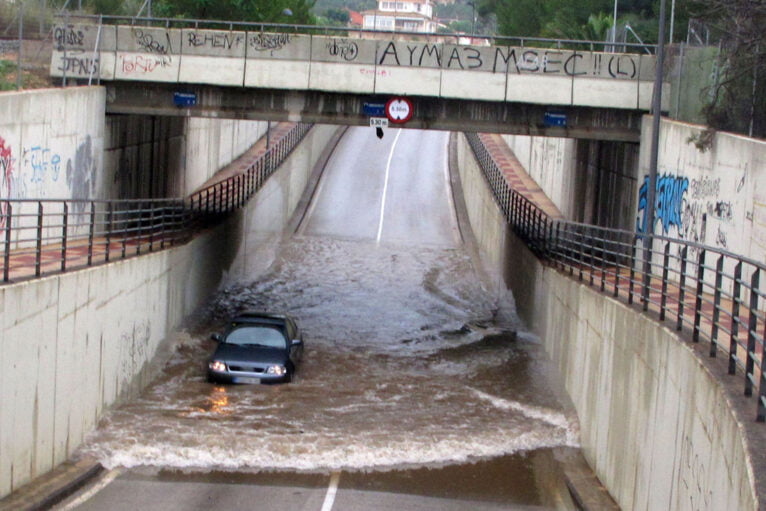 The shocking images of the rain in Dénia 01