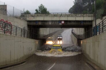 Las impactantes imágenes de la lluvia en Dénia 04