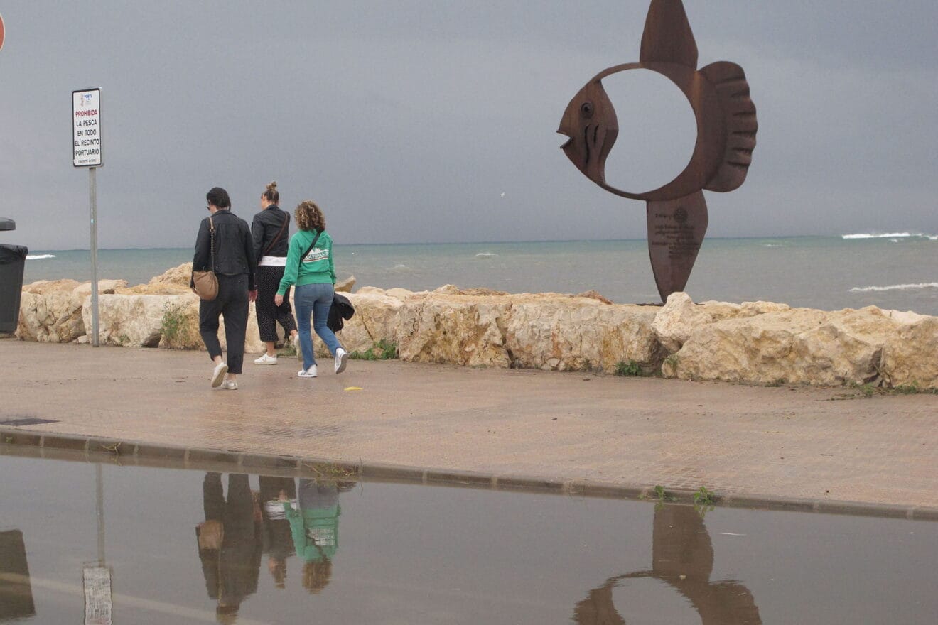 Las impactantes imágenes de la lluvia en Dénia 07