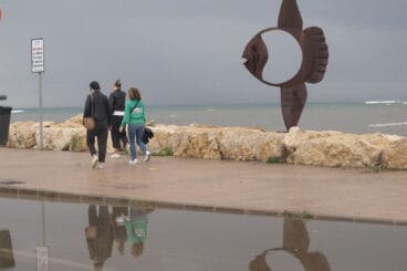 Las impactantes imágenes de la lluvia en Dénia 07