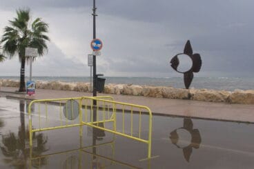 Las impactantes imágenes de la lluvia en Dénia 13