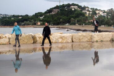 marineta cassiana anegada durante las ultimas lluvias de noviembre en denia