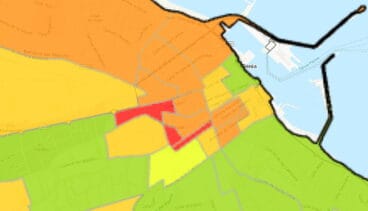 plano de las diferencias de rentas en denia