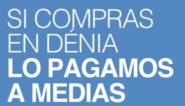 portada promocional de la segunda edicion del bono consumo de denia